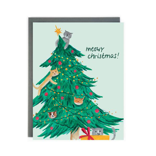 Meowy Christmas - Holiday Card - The Paperhood Stationary – The Made in  Canada Store