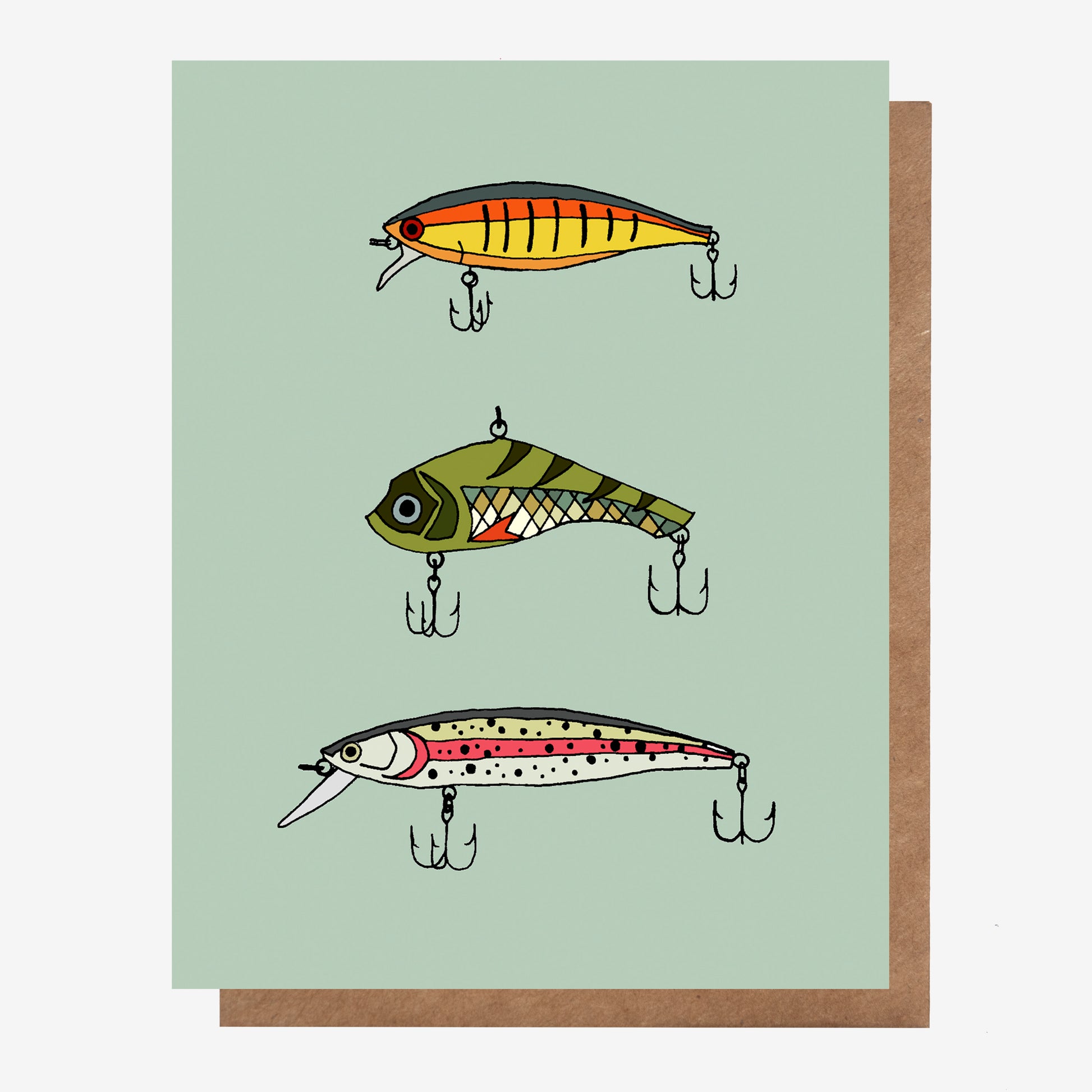 Lures Card by Coastal Card Co. - The Made in Canada Store