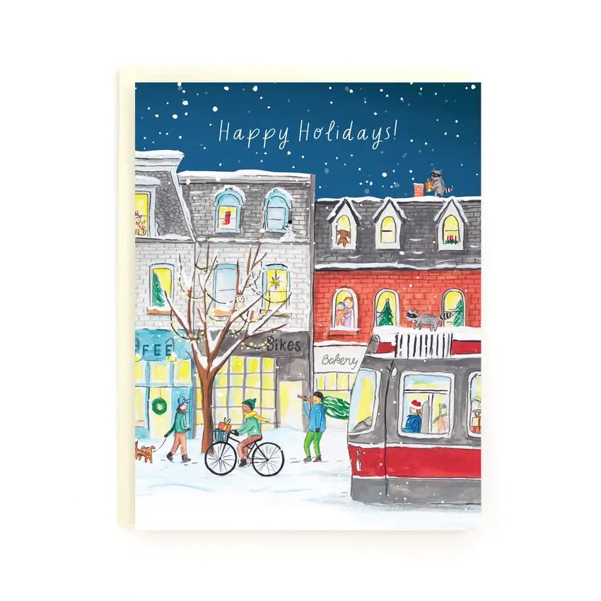 Toronto Queen Street Holiday Card